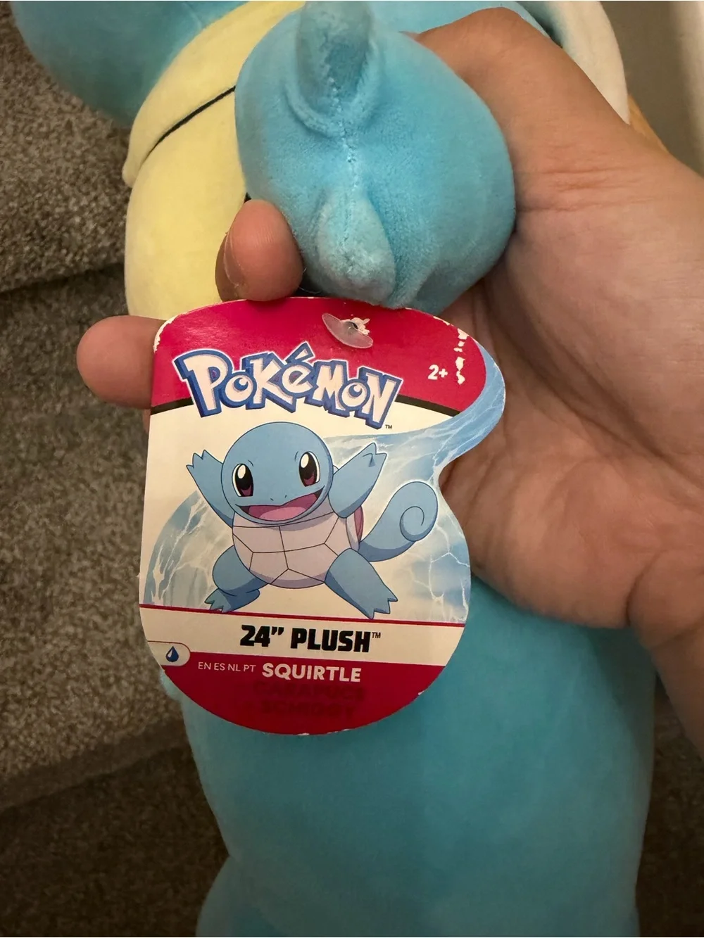 Pokemon Squirtle Plush Toy - 24”